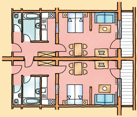 Apartment Typ VI - 98 m²